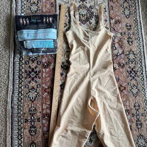 Marena Female Bodysuit X-Small Beige FBBS2 Post Surgery Liposuction
